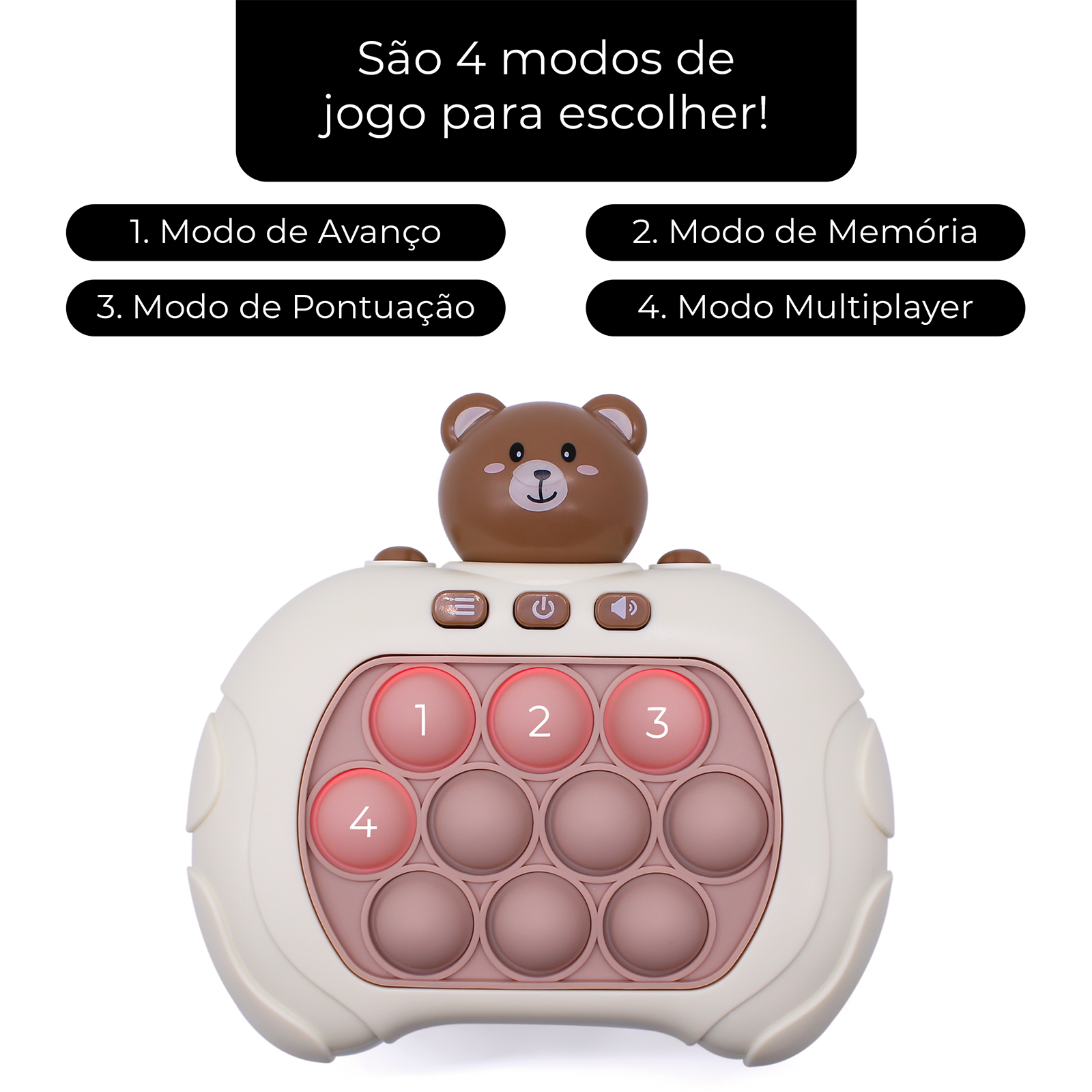 Brinquedo Infantil Pop It Game Anti Estresse