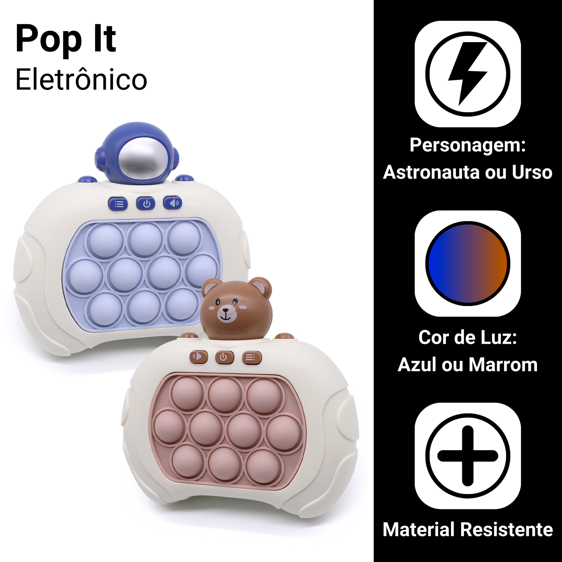 Brinquedo Infantil Pop It Game Anti Estresse